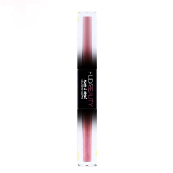 HUDA V-I-Pink & Million Dollar Deals Matte & Metal Dual Ended Liquid Eyeshadow - Picture 2 of 2